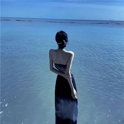 图片[3]-蓝色致郁系微信女头 清冷感的氛围女头合集-头像论坛-综合-小优栏